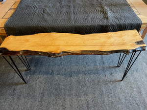 Huon Birds Eye Console steel legs   SOLD
