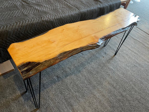 Huon Birds Eye Console steel legs   SOLD