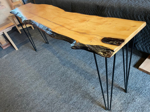 Huon Birds Eye Console steel legs   SOLD