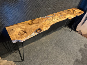 Blackheart Sassafras & Rainbow Sassafras Console or Bar and optional chairs  $ 2,200