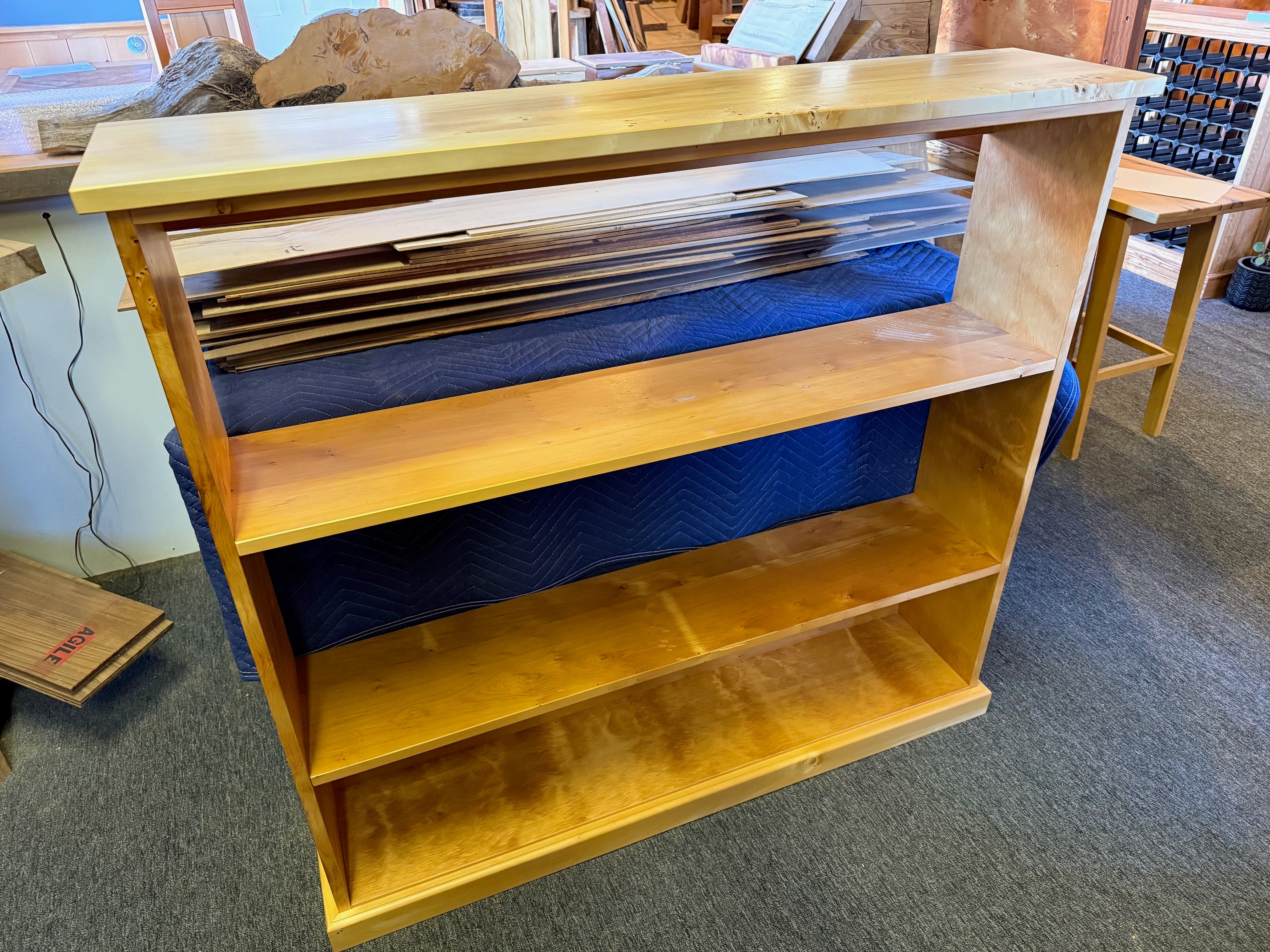 Huon Pine Bookcase made from Re-cycled Huon