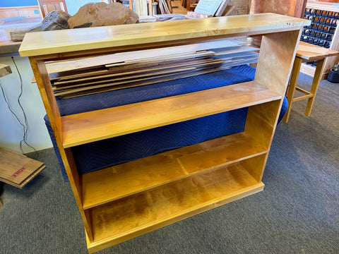 Huon Pine Bookcase made from Re-cycled Huon
