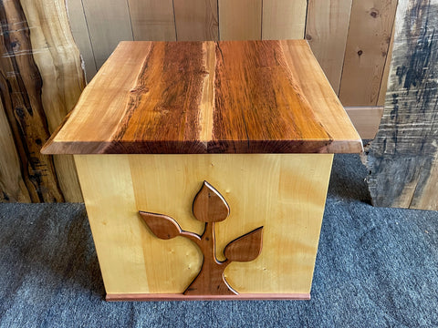 Coffee Table Tiger Myrtle and Huon Pine $ 2,300 inc GST