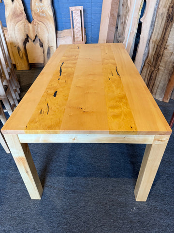 Huon Pine Dining Table 6 - 8 seater in 100 % solid Huon  $ 8,600 inc GST & Free Delivery Aust wide