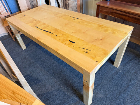 Huon Pine Dining Table 6 - 8 seater in 100 % solid Huon  $ 8,600 inc GST & Free Delivery Aust wide