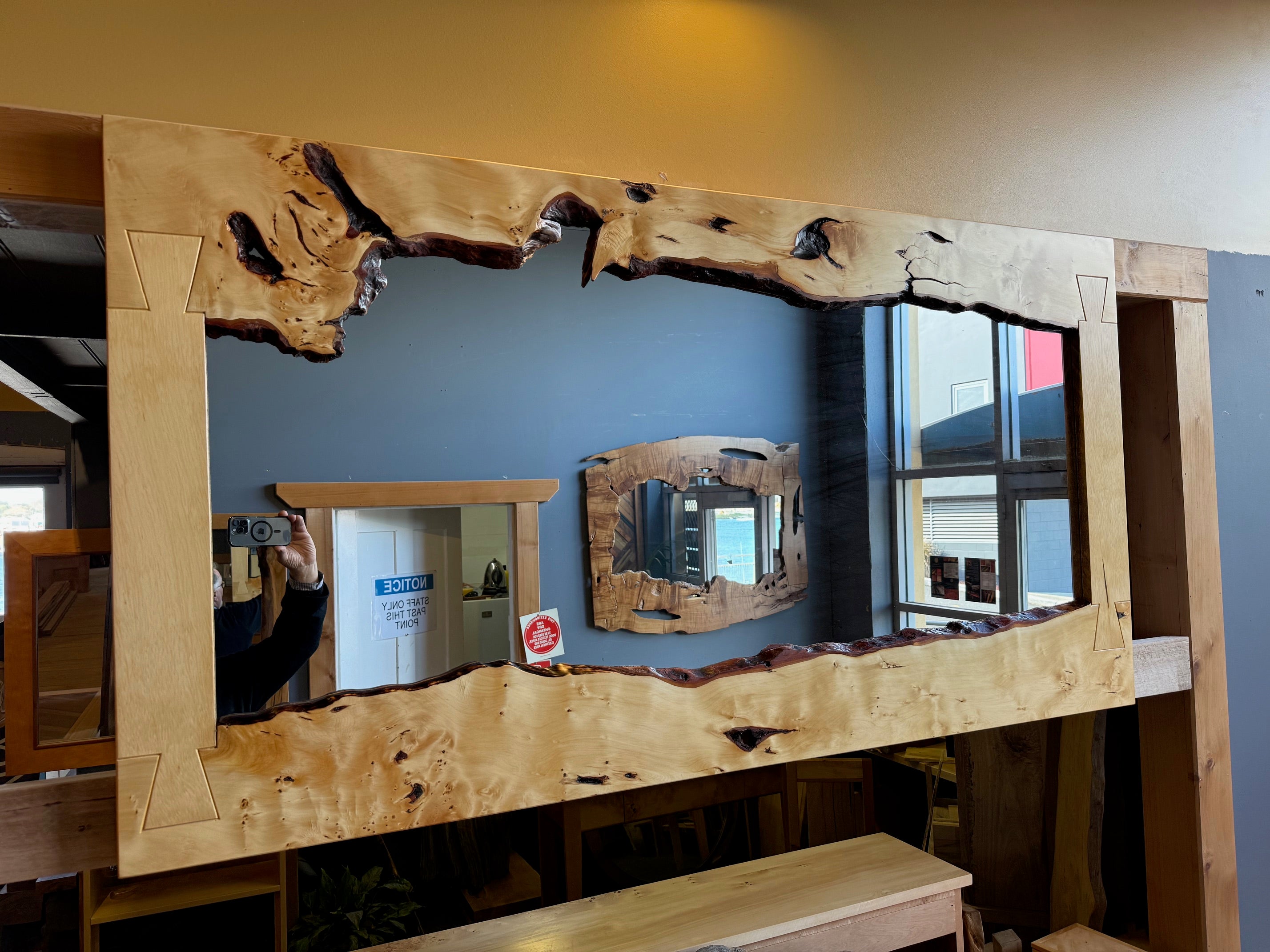 Huon Pine Mirror naturally beautiful  $ 2,920 inc GST & Free Delivery Australia wide