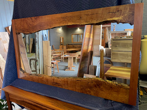 Myrtle Burl Mirror magnificent rare solid Timber   $ 1,400 NOW $ 1,100 ONLY !