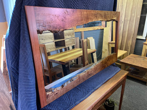 Myrtle Burl Mirror magnificent rare solid Timber   $ 1,400 NOW $ 1,100 ONLY !