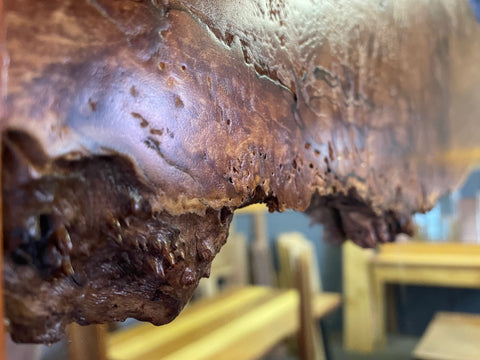 Myrtle Burl Mirror magnificent rare solid Timber   $ 1,400 NOW $ 1,100 ONLY !