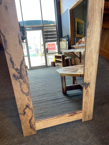 Mirror full length free standing in solid Eucalyptus Hardwood  $ 1,200