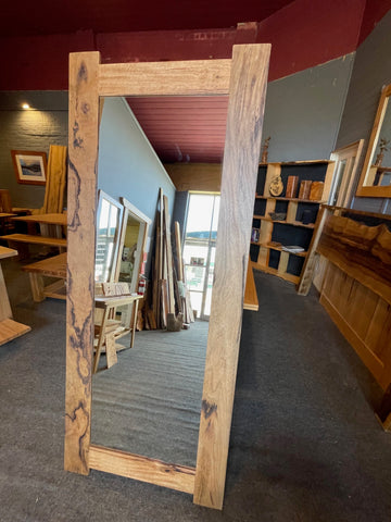 Mirror full length free standing in solid Eucalyptus Hardwood  $ 1,200