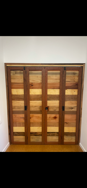 Sliding Barn Door with a difference - Multi Timber $ 1,600