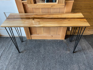 Blackheart Sassafras Console/Hall table fine steel legs   SOLD