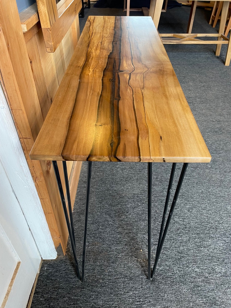 Blackheart Sassafras Console/Hall table fine steel legs   SOLD